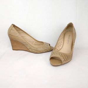 Franco Sarto /// Jania Peep Toe Wedge Cutout